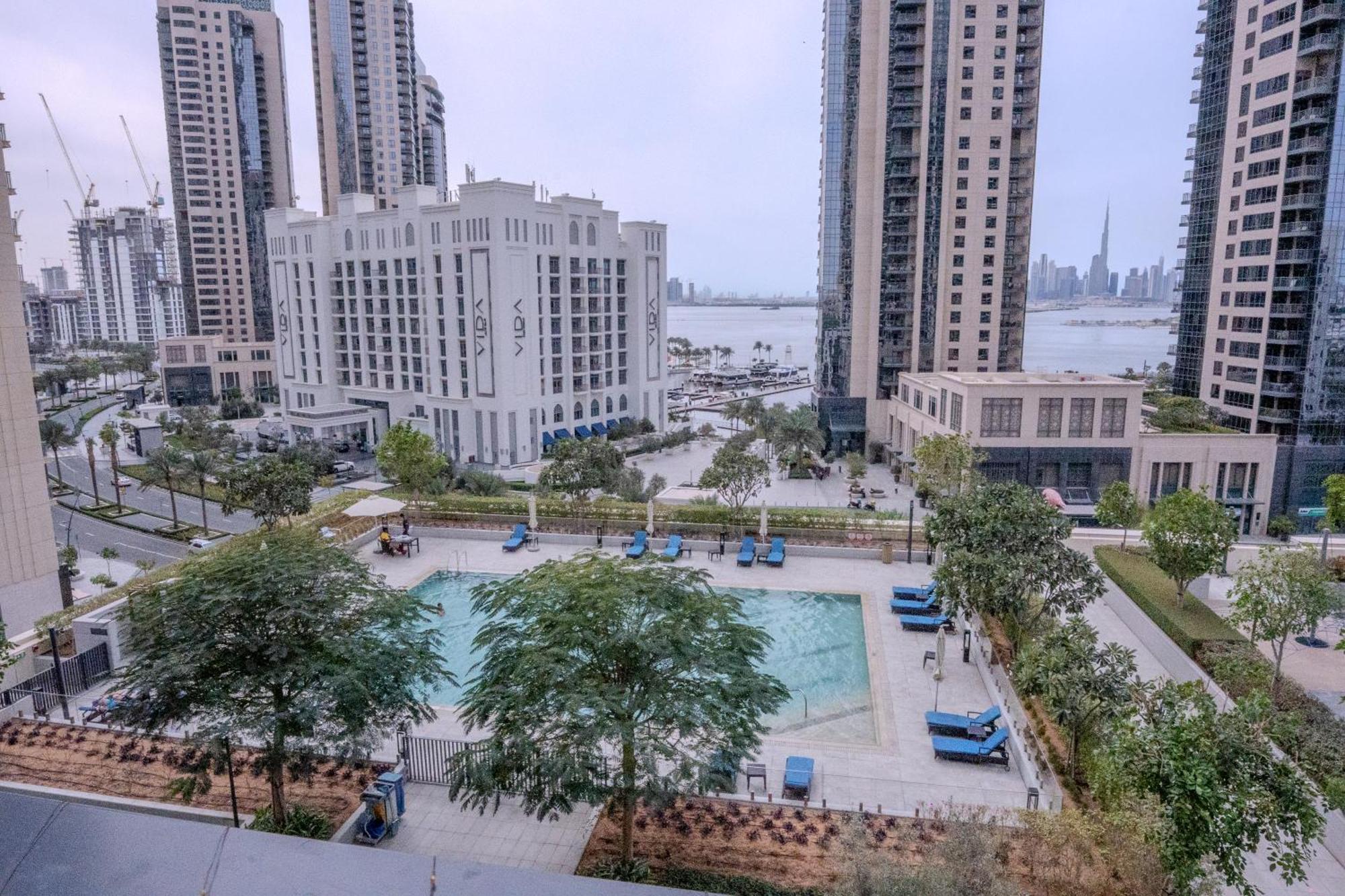 3Br Haven With Burj Views By Magnoliasvhr Aparthotel Dubaj Kültér fotó