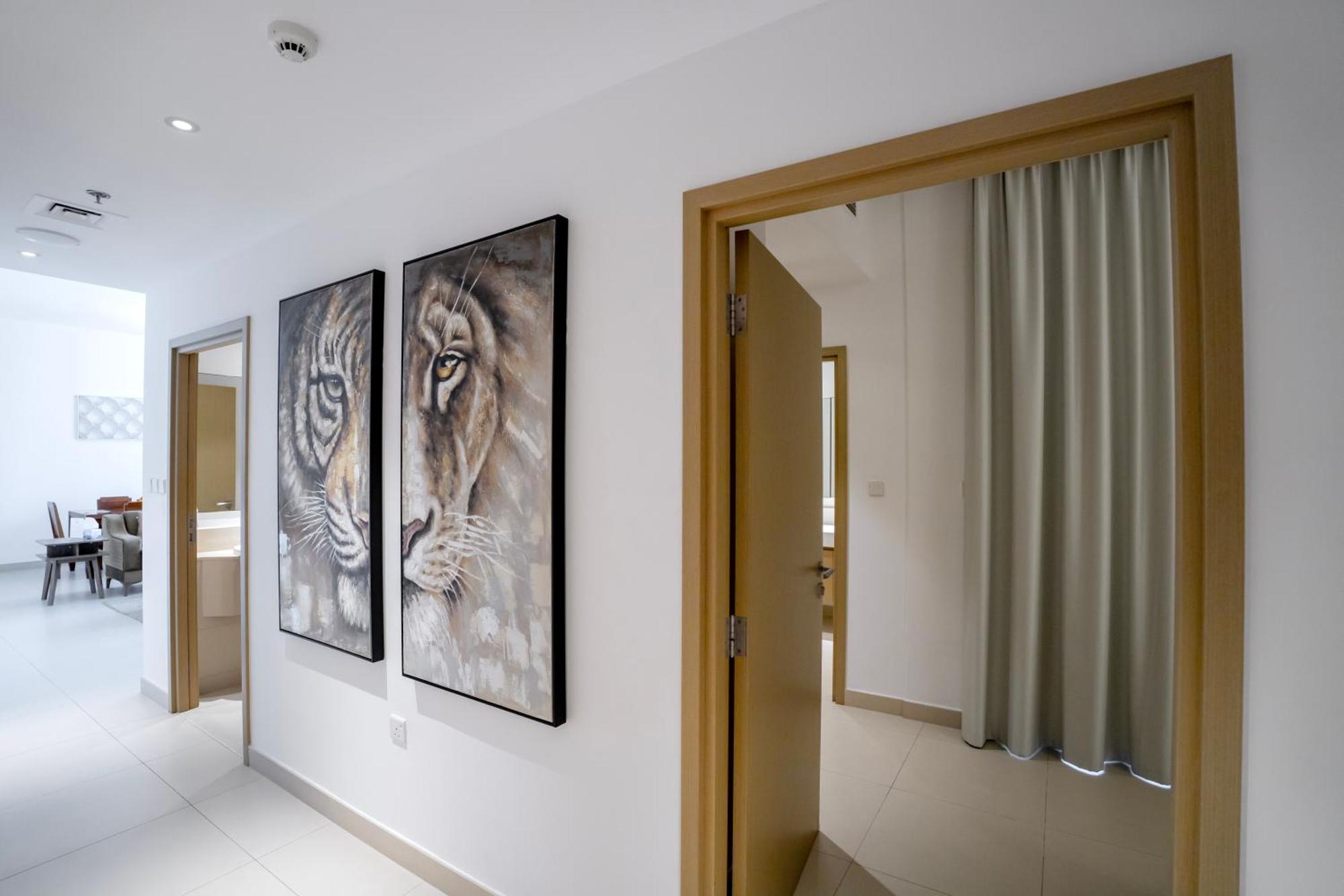 3Br Haven With Burj Views By Magnoliasvhr Aparthotel Dubaj Kültér fotó