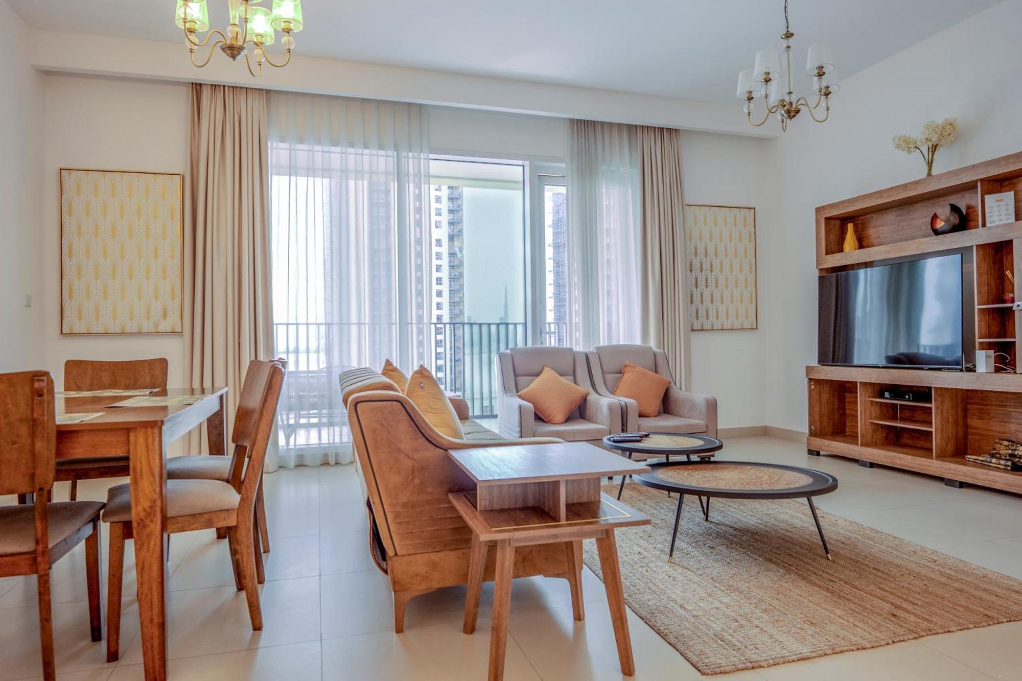 3Br Haven With Burj Views By Magnoliasvhr Aparthotel Dubaj Kültér fotó